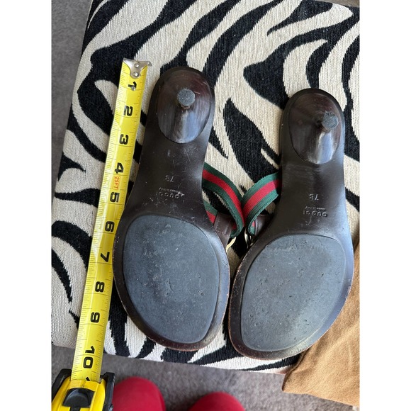 Gucci low kitten heel sandals, size 7, comes with dust bag - Picture 12 of 12